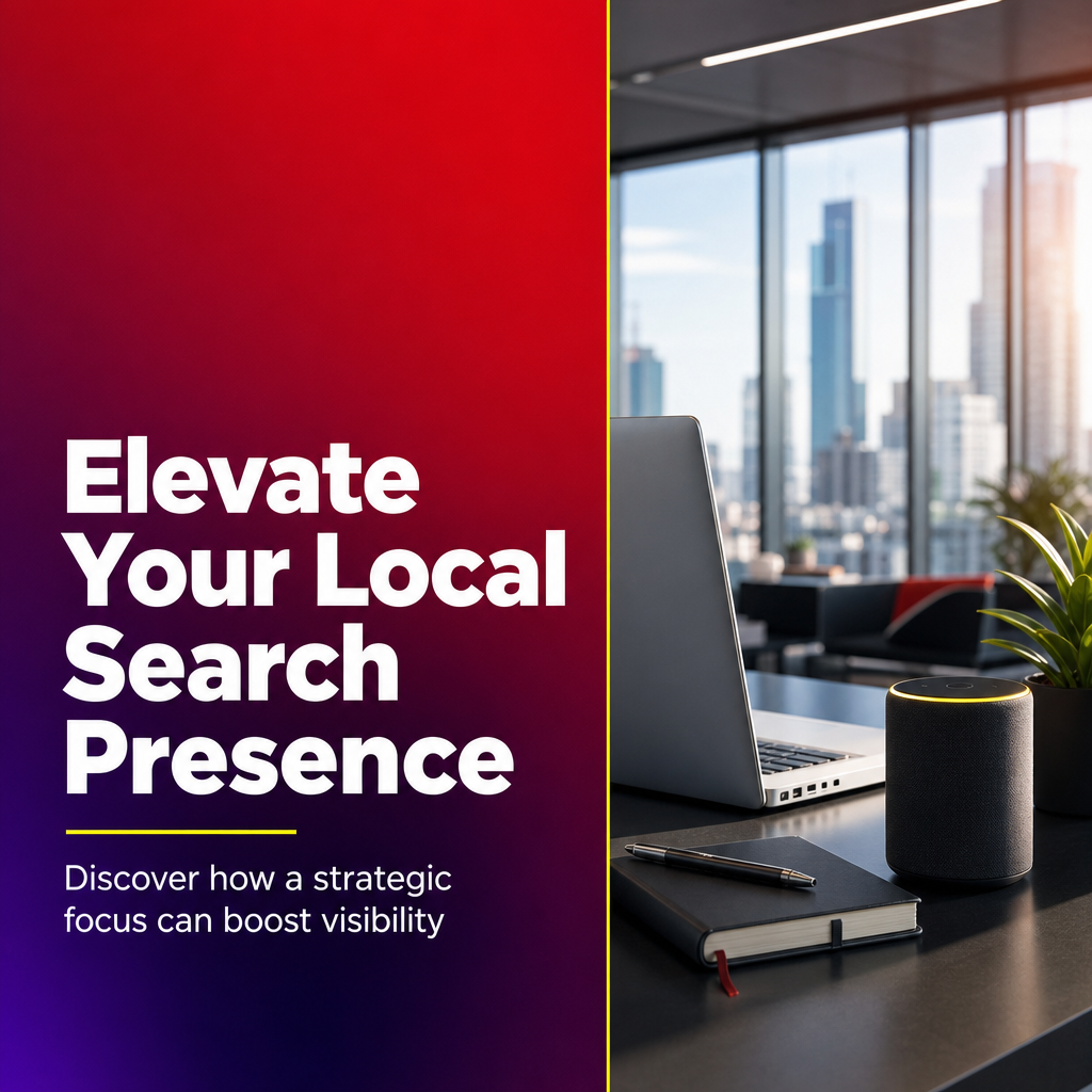 Published campaign visual: Elevate Your Local Search Presence