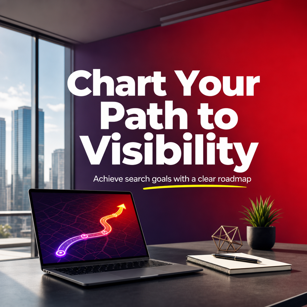 Published campaign visual: Chart Your Path to Visibility